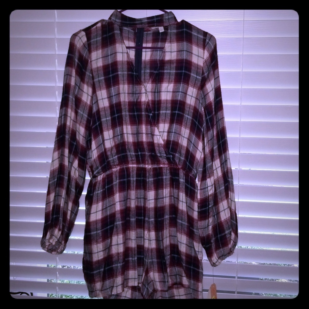 Plaid gianni bini romper